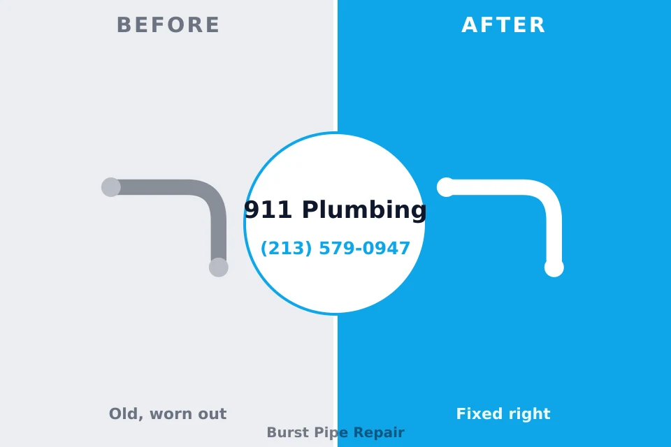 Before and after: plumbing company Marcellus, MI